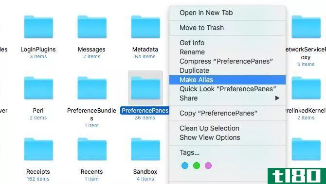 Mac System Preferences via menu bar