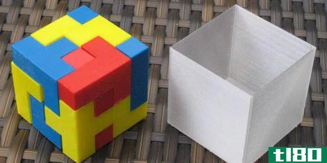 3D printed cube puzzle