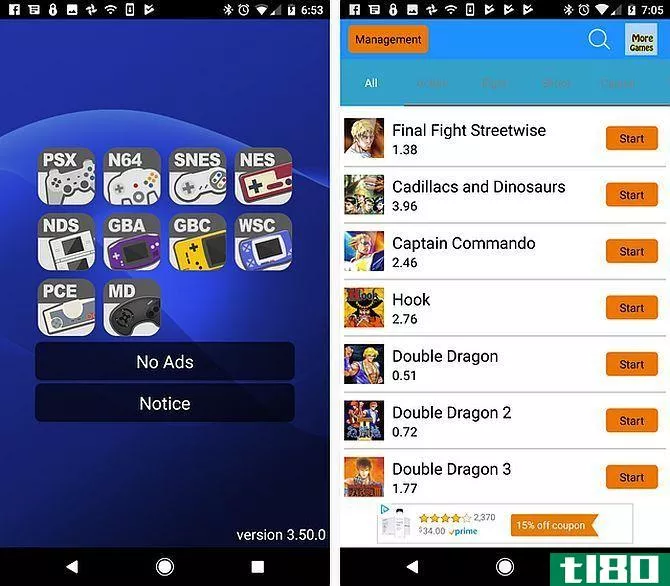arcade games on android