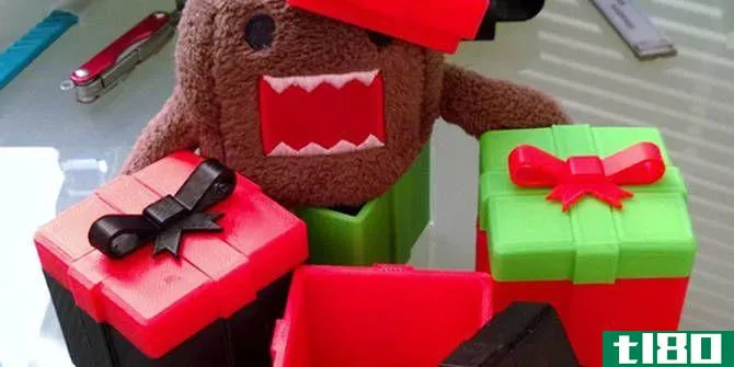3D printed Christmas gift boxes