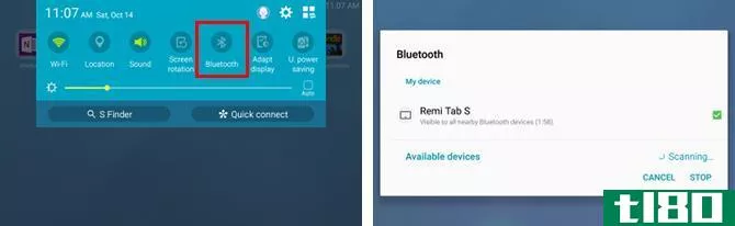 Bluetooth for android file management