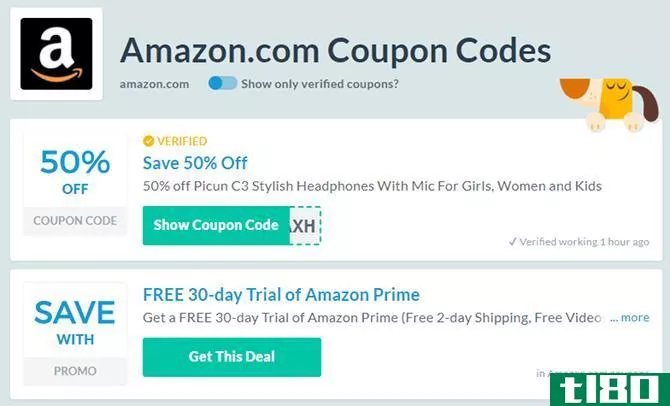 CouponFollow for shopping on amazon