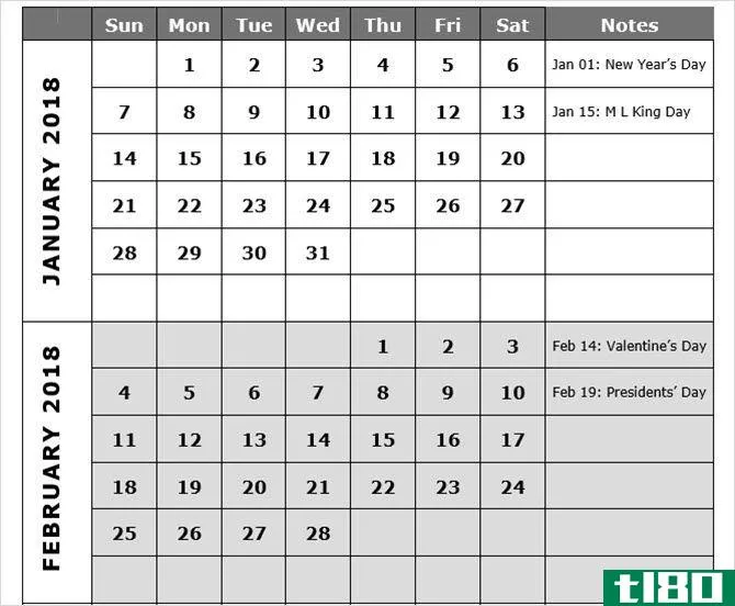 best microsoft office calendar templates