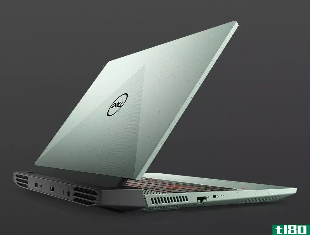 Dell G15 laptop rear view