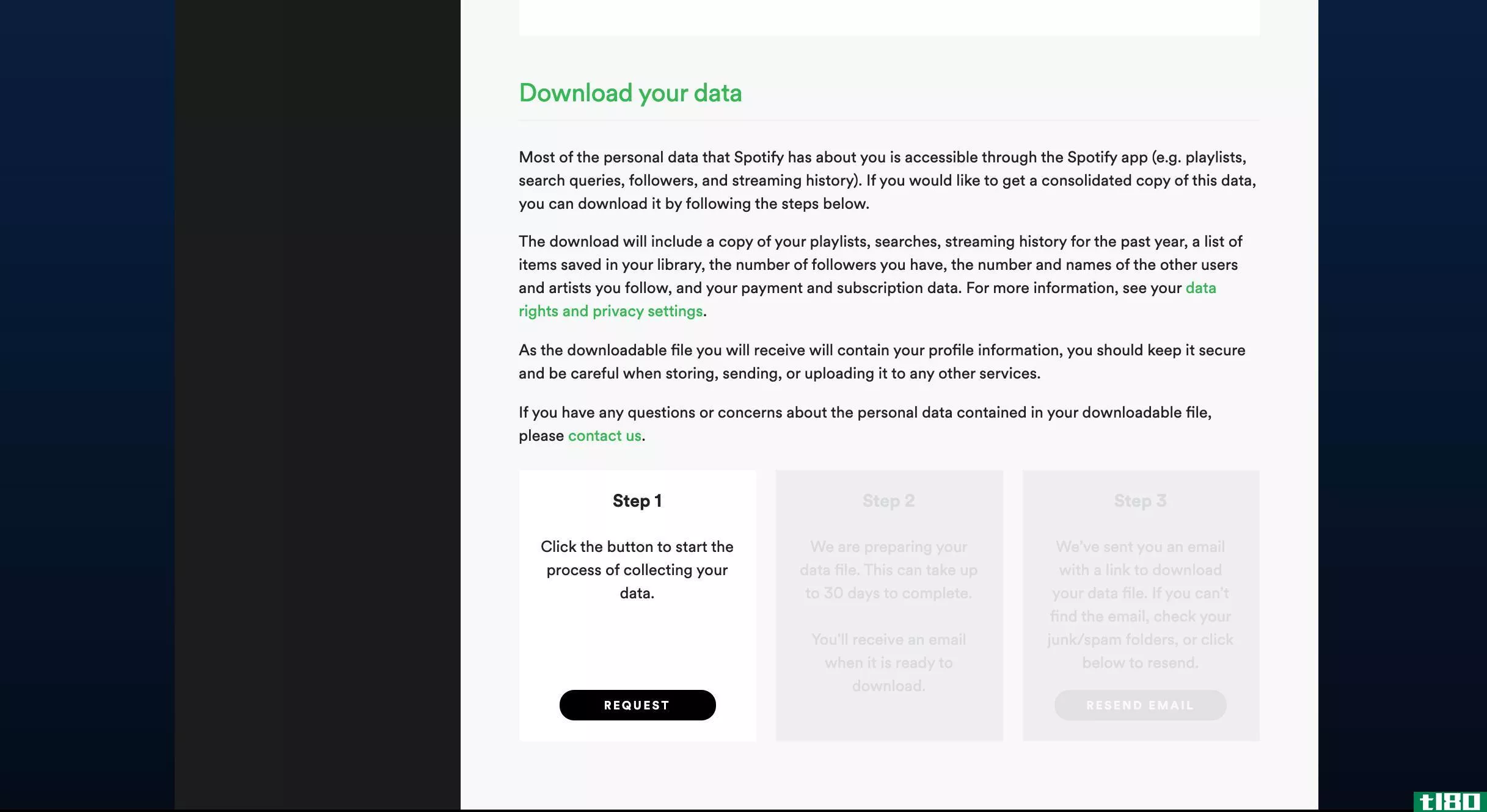 Spotify Download Data