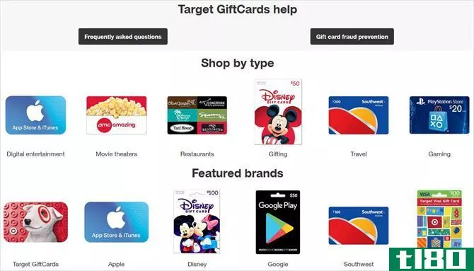 perfect gift cards christmas target