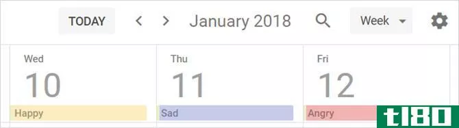 google calendar personal journal