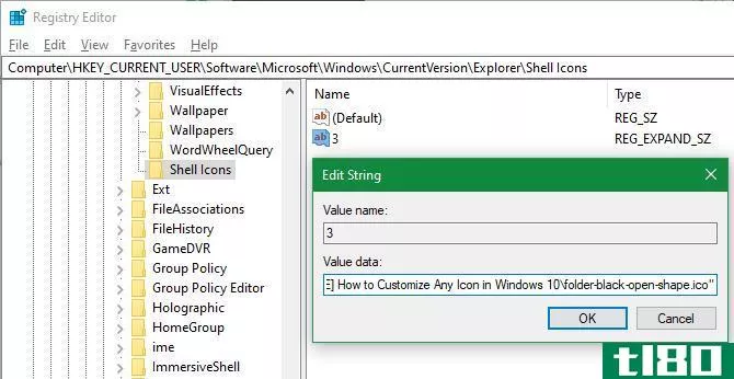 Windows Registry Folder Icon Change