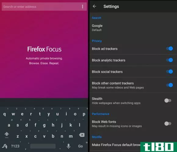 replace chrome alternative browsers firefox focus