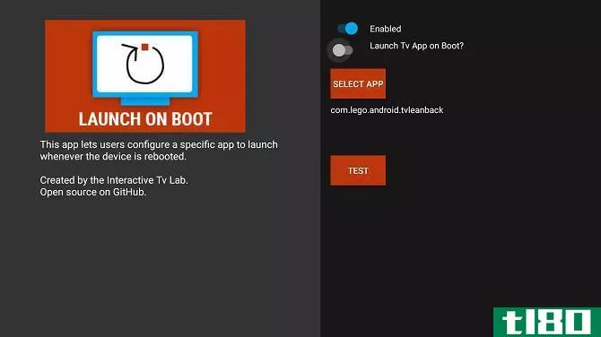 android tv unique app launch on boot