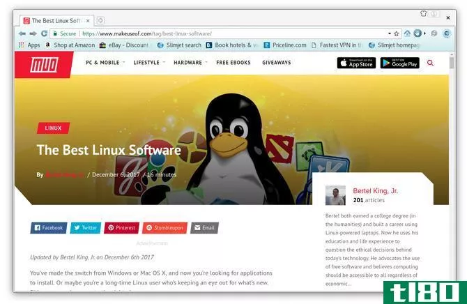 slimjet - best linux browsers