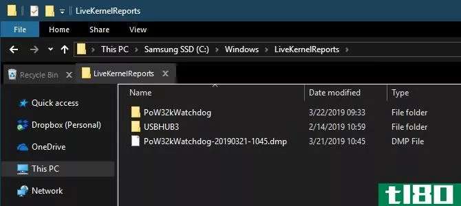 Windows LiveKernelReports