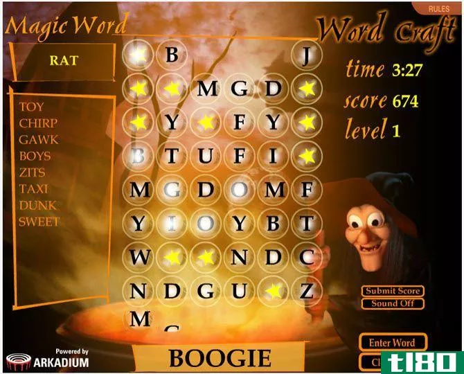 Free Online Word Games - Word Craft
