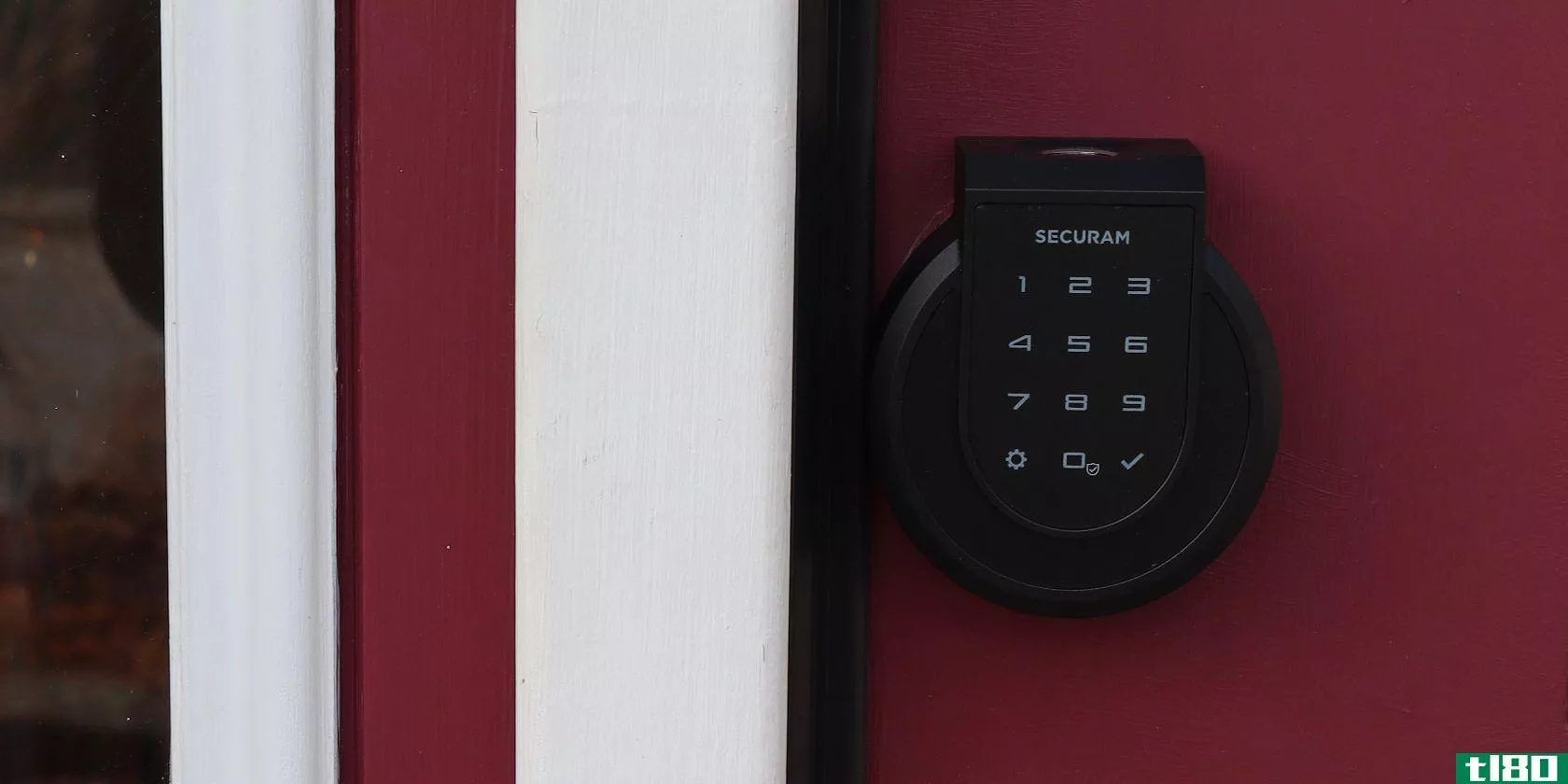 Securam Smart Lock Featured Image on Red Door