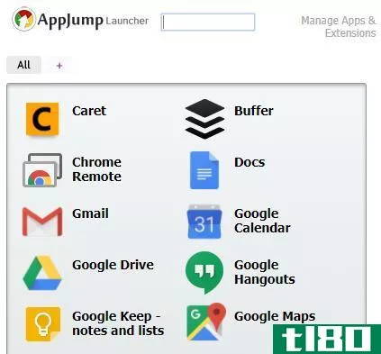 replace chrome app launcher