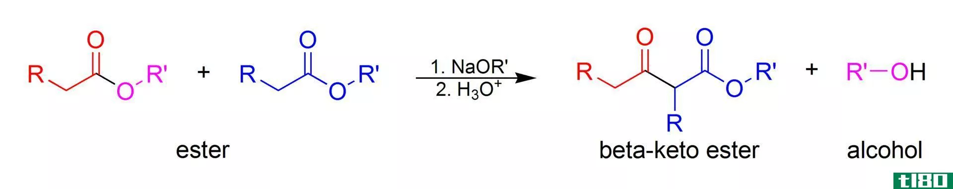 酯缩合反应(claisen)和狄克曼凝聚(dieckmann condensation)的区别