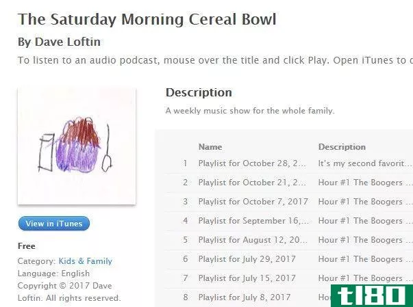 family friendly podcasts saturday morning cereal bowl