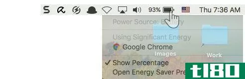 Battery Status on Mac