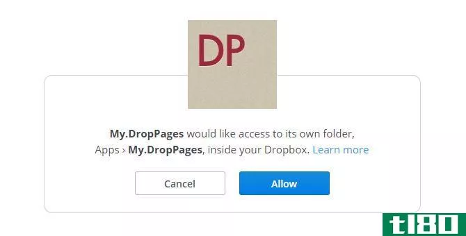 Allow DropPage Access