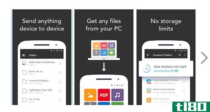 share and sync android files