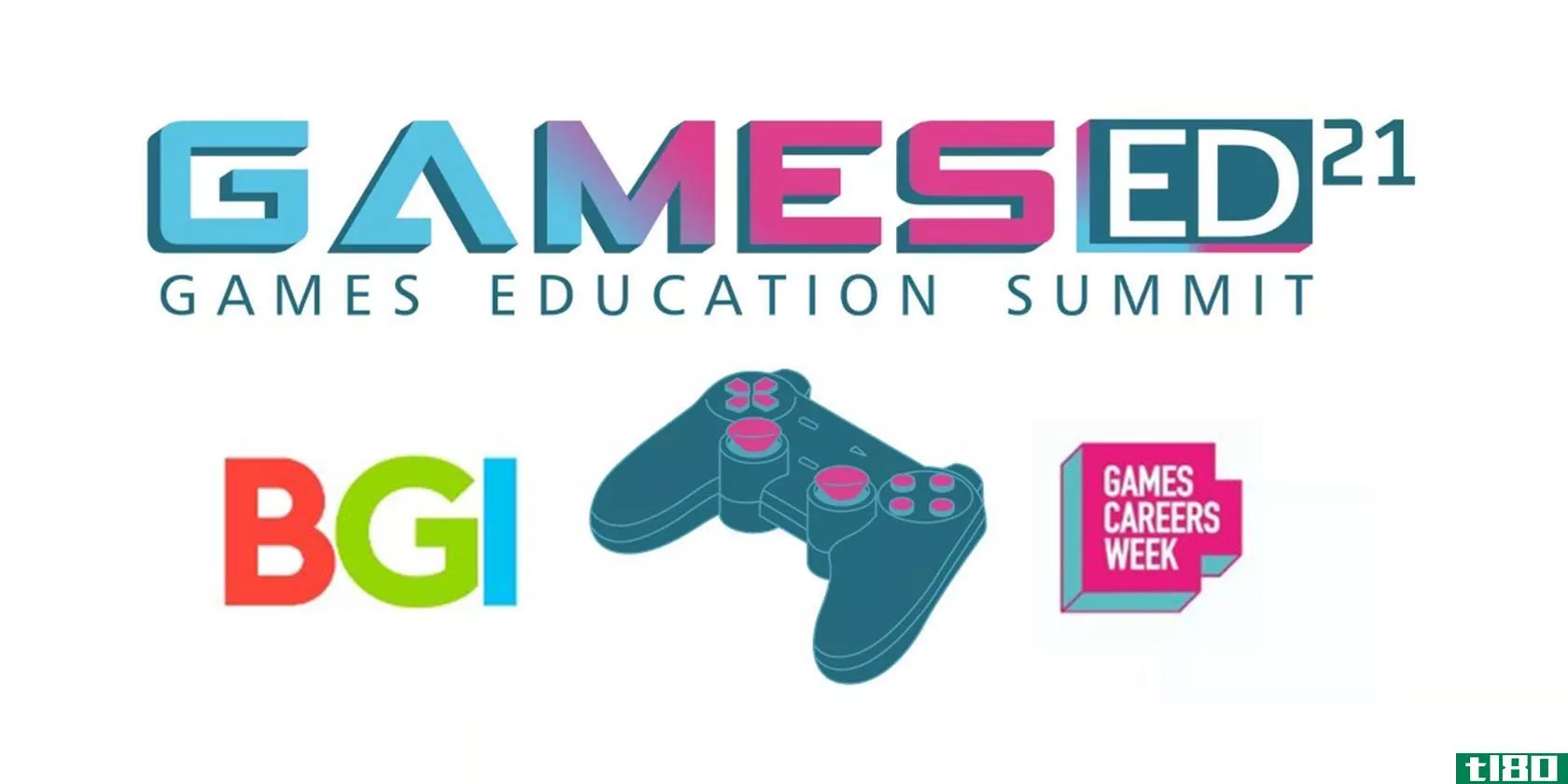 Logos for GamesEd. BGI, and Games Careers Week