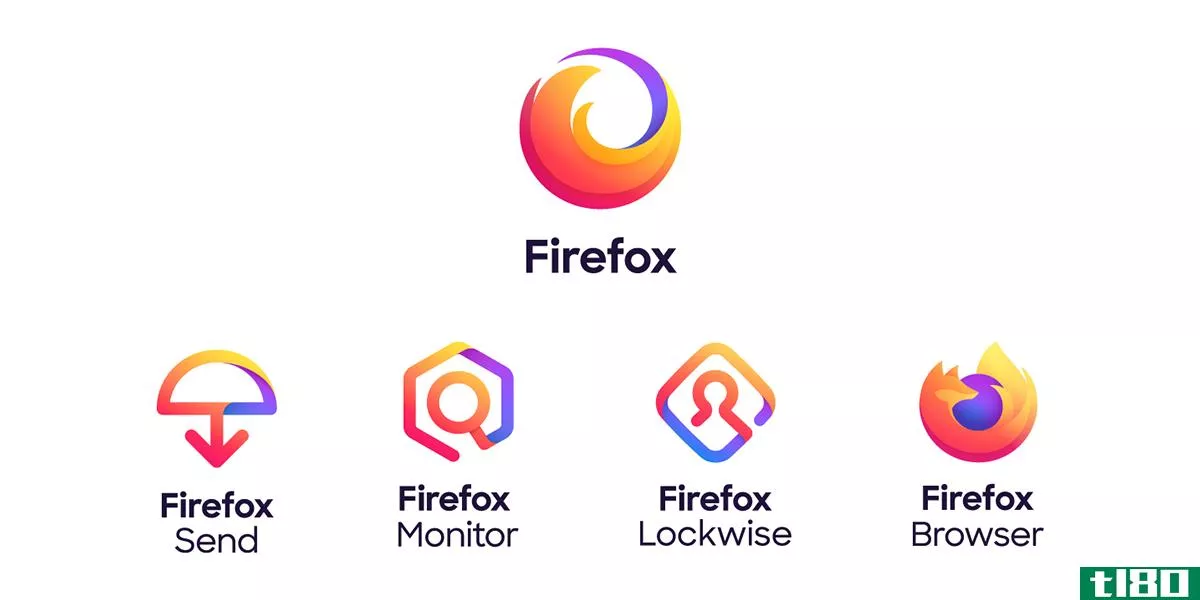A preview of Mozilla's logo changes in June 2019