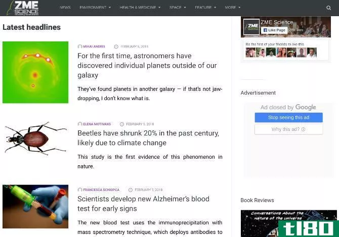 best science news sites and blogs