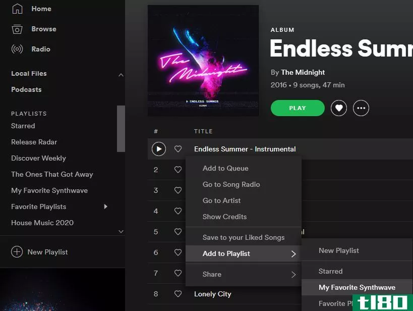 Spotify Add Song to Playlist