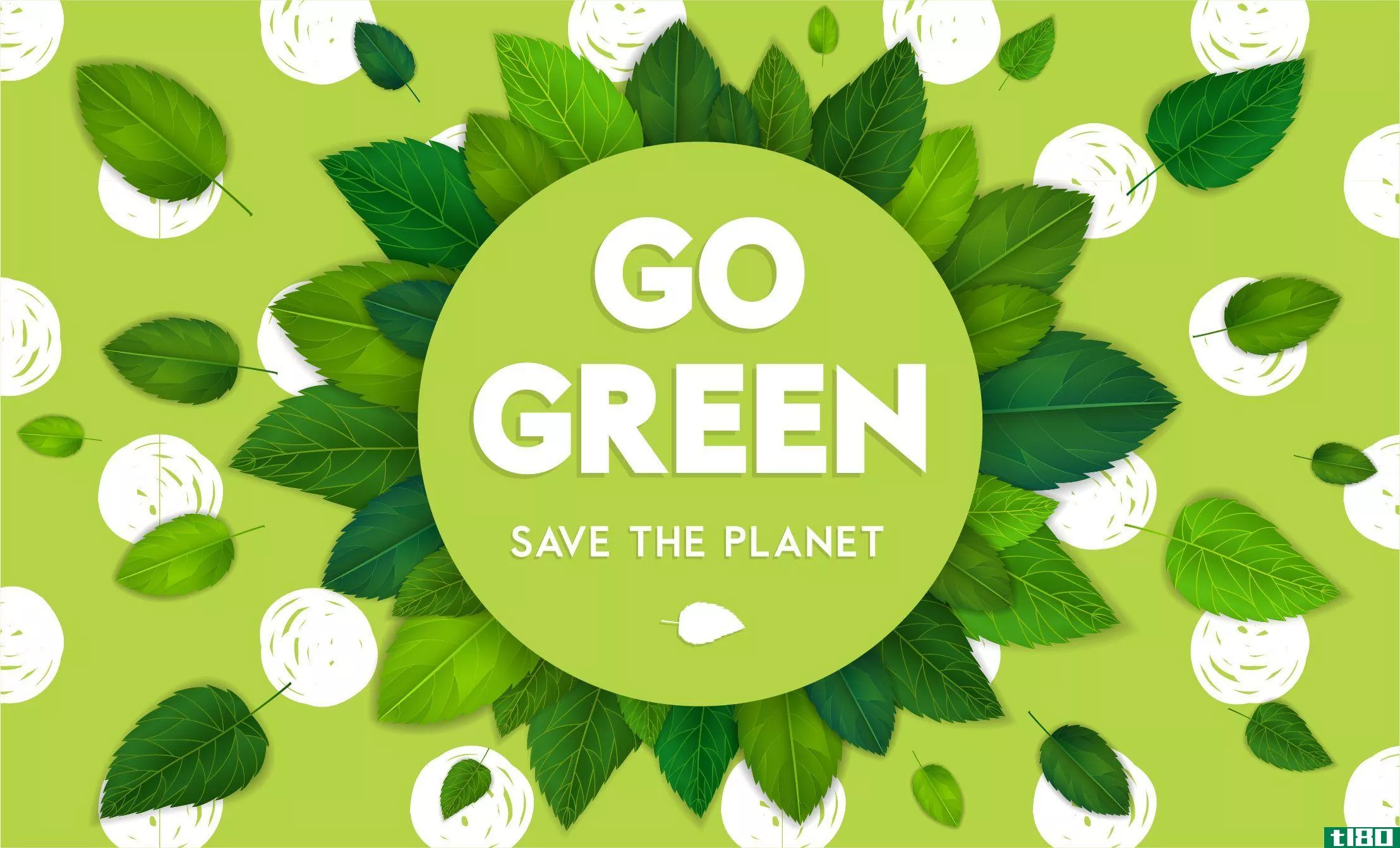 Go Green slogan