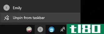 windows 10 taskbar my people feature