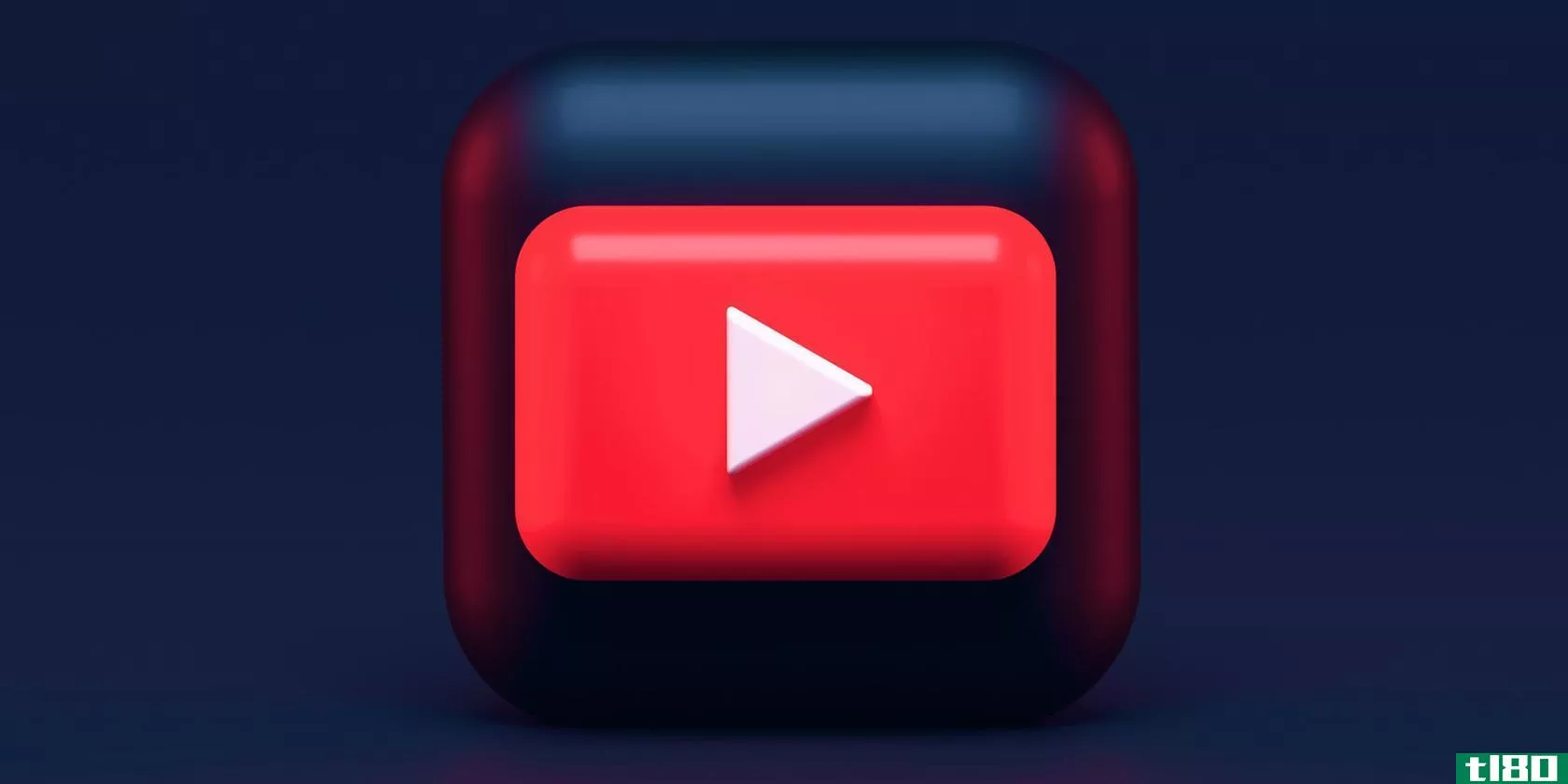 A 3D icon of the YouTube logo