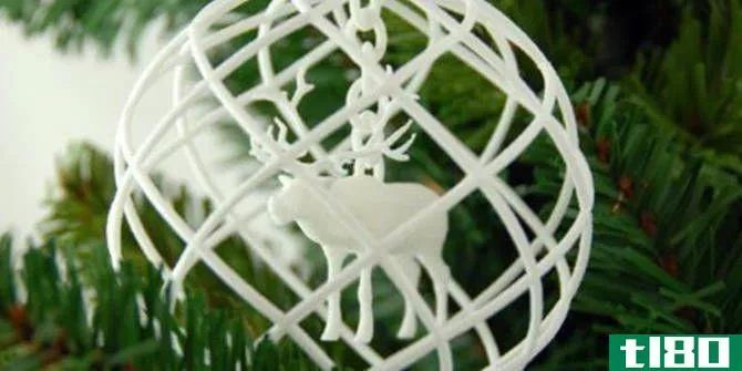3D printed Rudolph ornament