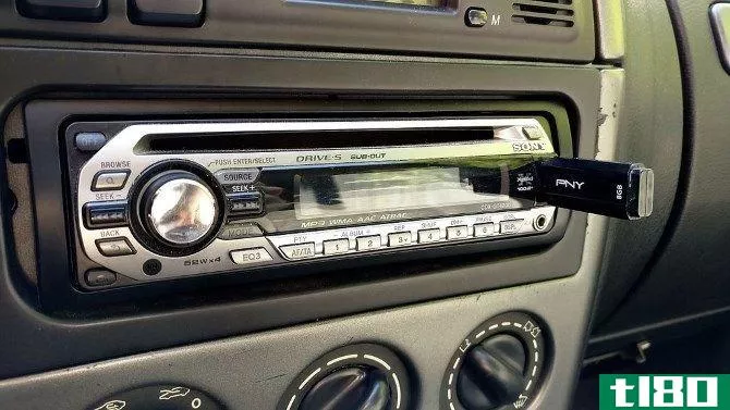 Car Stereo with USB stick