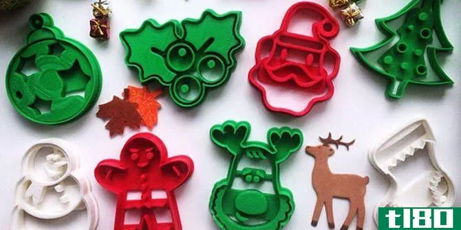 3D printed Christmas cookie cutters