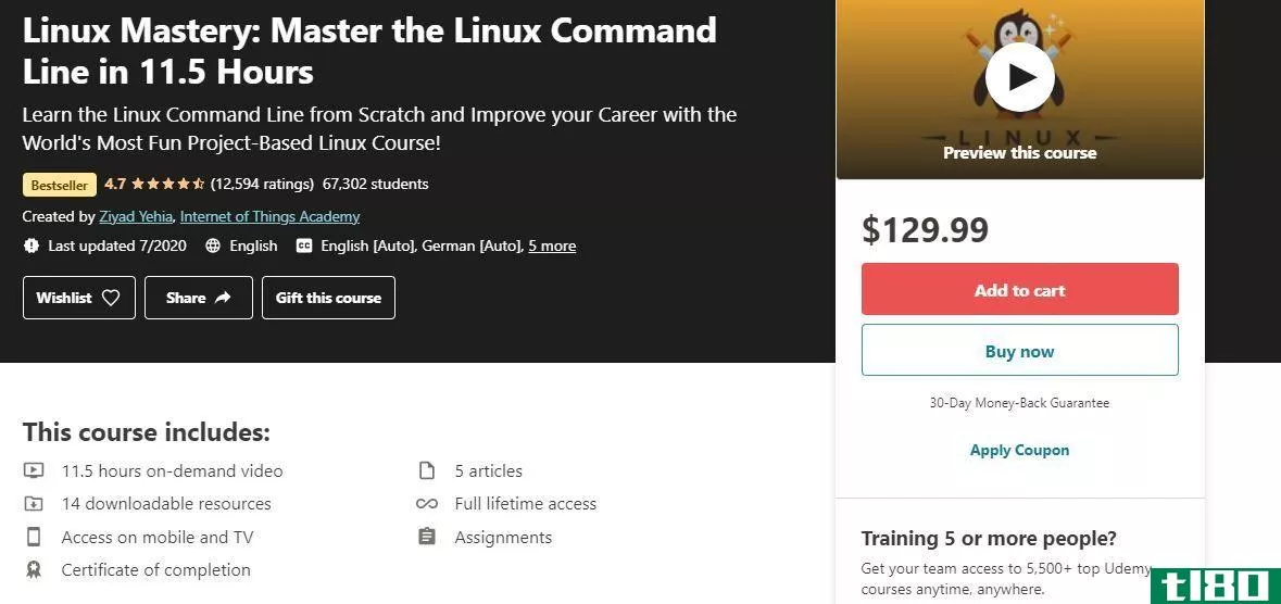 Linux mastery course