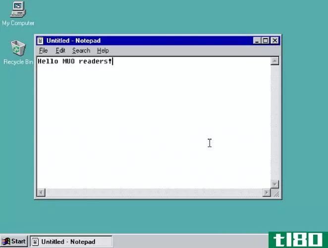 windows 95 demo