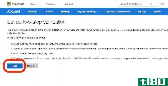 two-factor authentication cloud backup onedrive