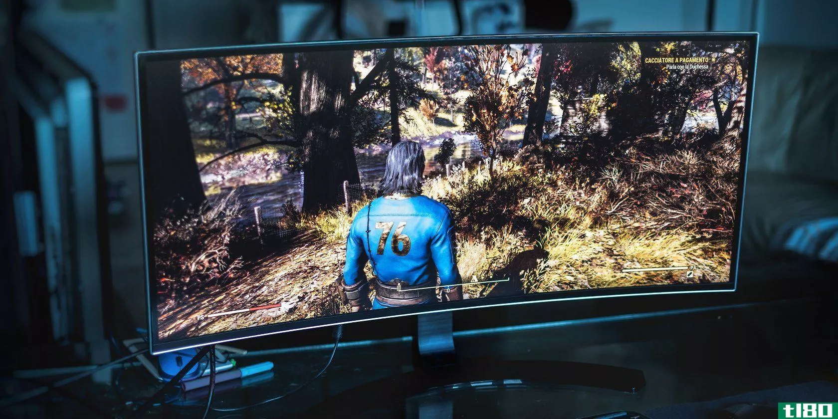 Fallout 76 on an ultrawide monitor