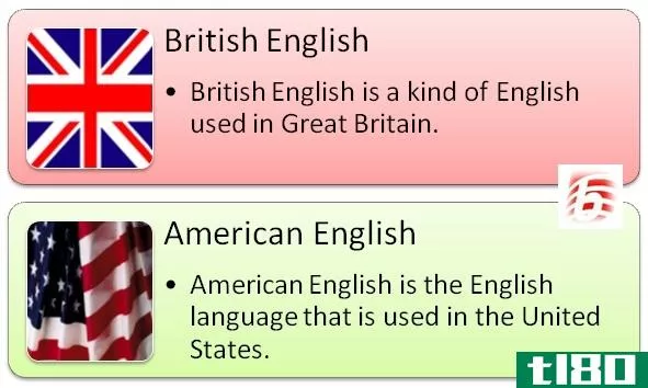 英国英语(british english)和美式英语(american english)的区别