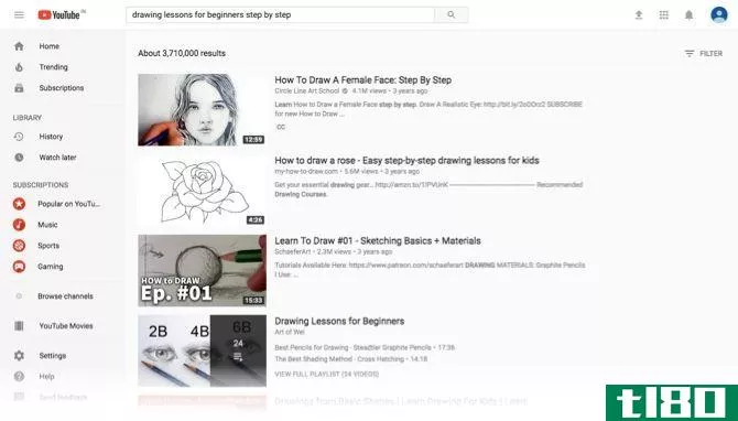YouTube-Drawing Less***
