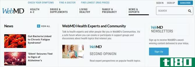 webmd health experts