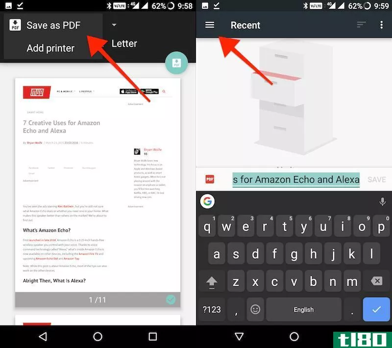 convert web page to PDF in Chrome for Android 2