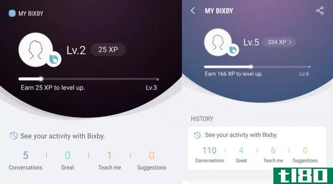 bixby android level up
