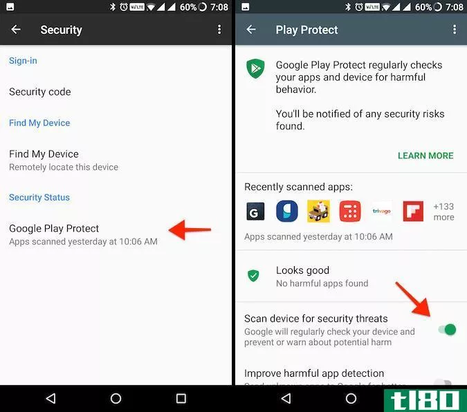 Google Play Protect Android 4