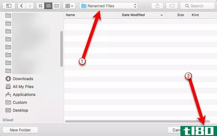 choose folder automator mac