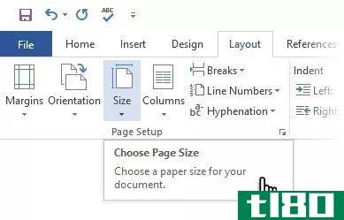 Microsoft Word - Layout - Size