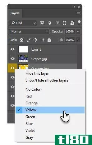 Color Code Layers