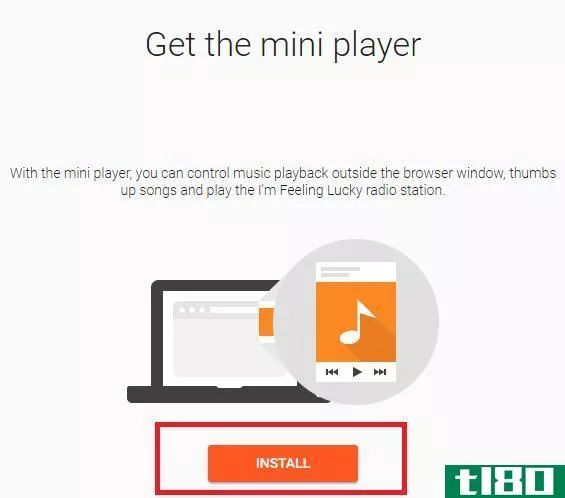 google play music mini player install