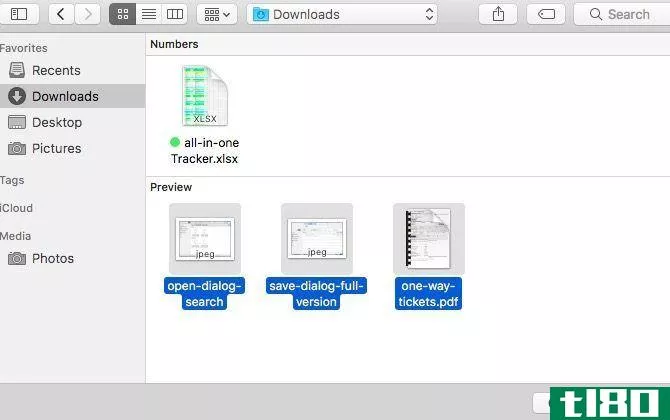 select multiple files