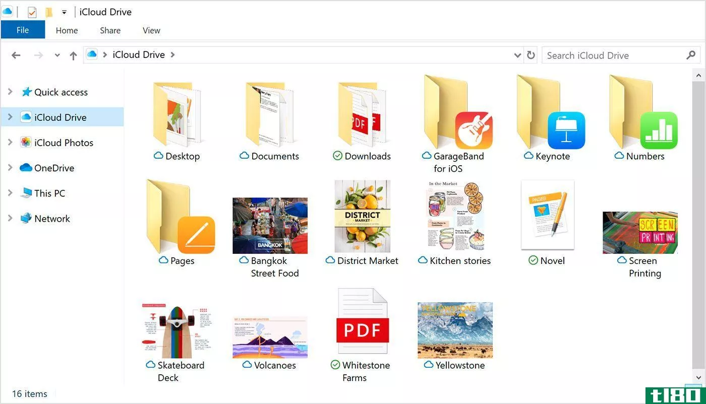 iCloud Drive Quick access folder in File Explorer on Windows